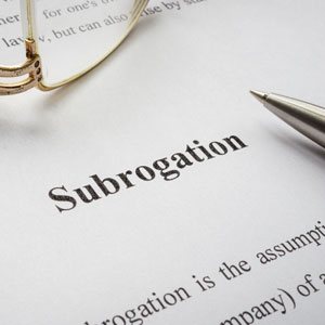WHAT SHOULD I DO IF I RECEIVE A SUBROGATION LETTER IN THE MAIL?